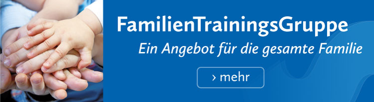 Banner für Familientrainingsgruppe